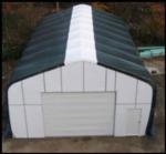 20'Wx24'Lx16'H enclosed peak style shelter